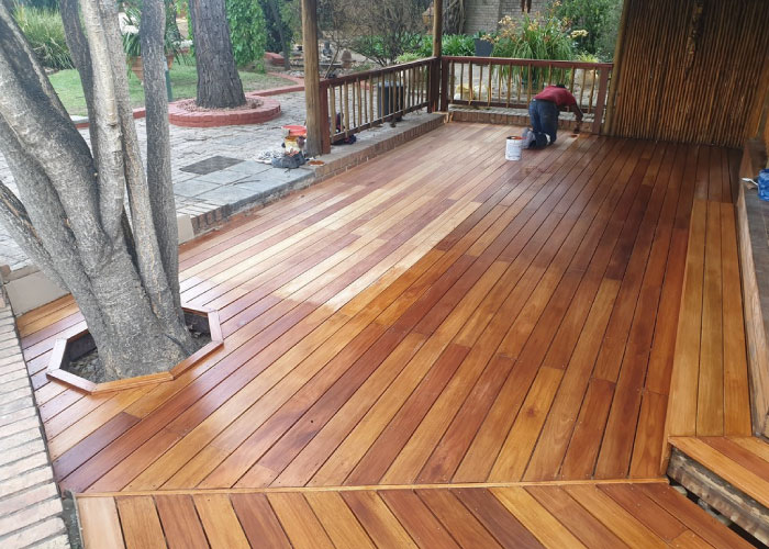Wooden flooring installation by B.S.S Project